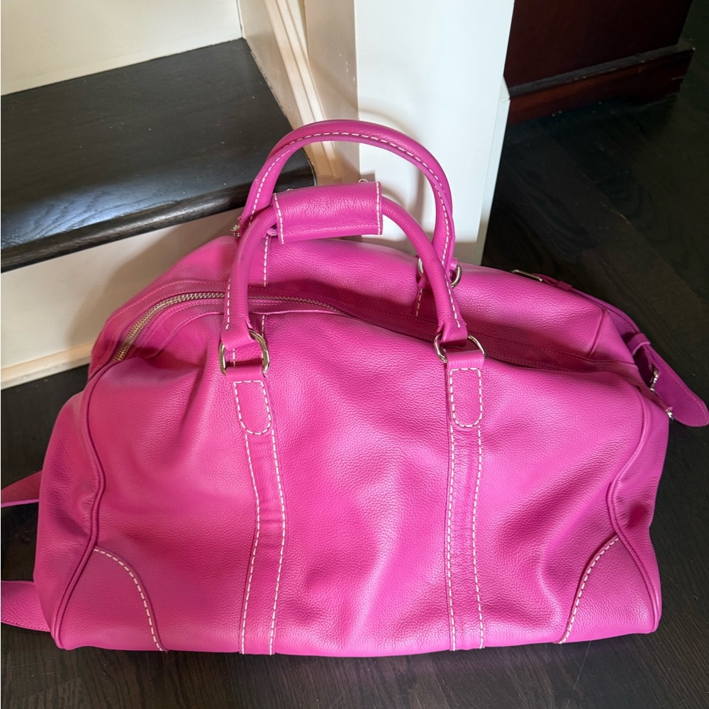 Vibrant Pink Women's Travel Bag